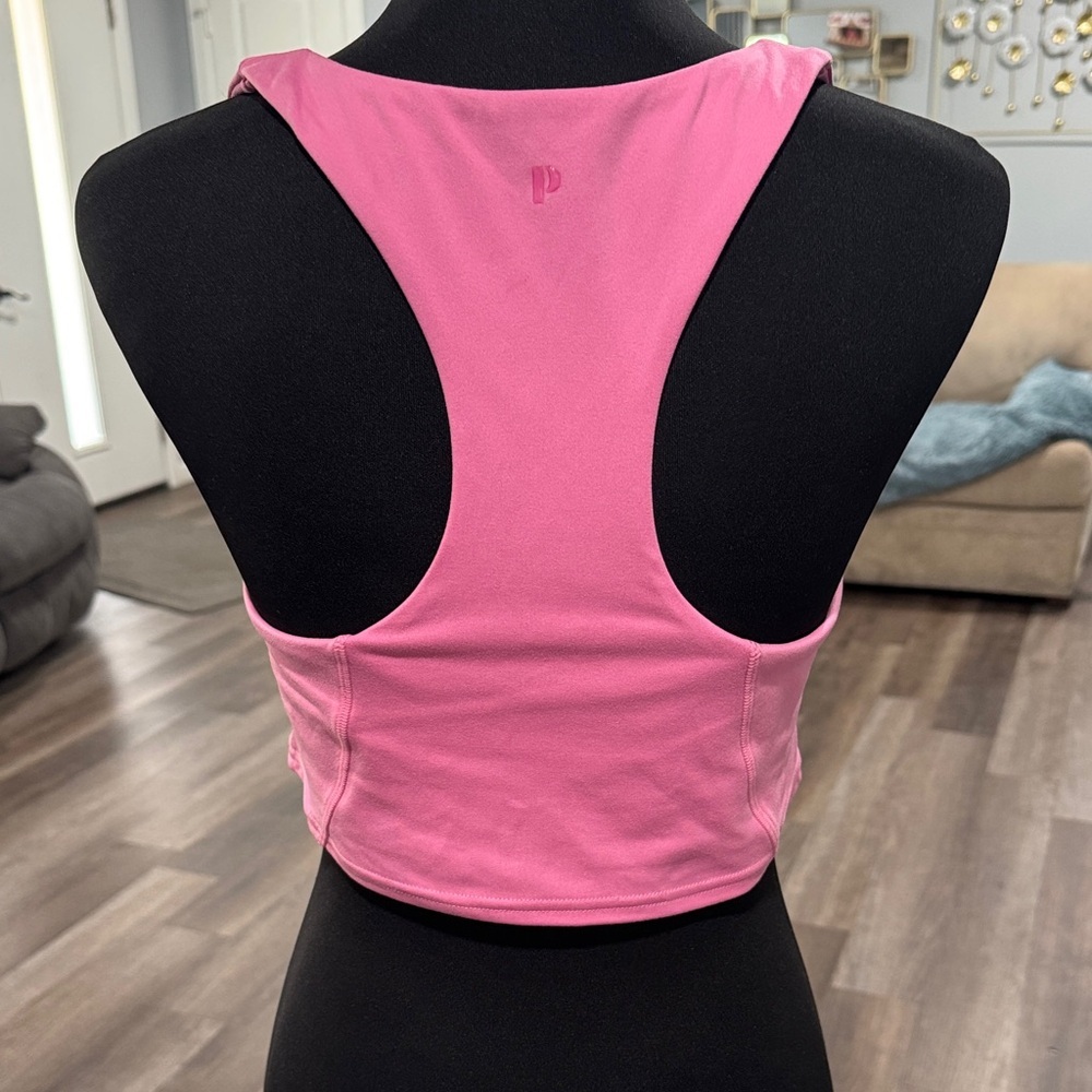 Chic Pink Women's Sports Bra - Picture 2 of 7
